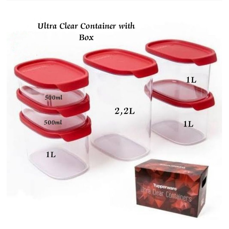 Jual Ultra Clear Container (6pcs) | Shopee Indonesia
