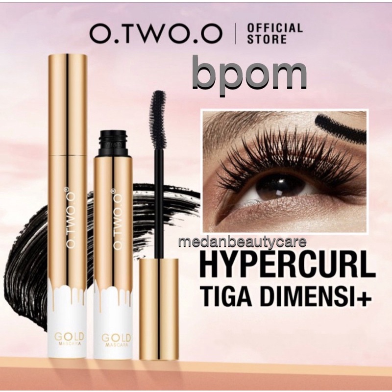Jual O.TWO.O Gold Mascara Instant Oversize Volume Mascara Original o two o / Lash Bold Volume