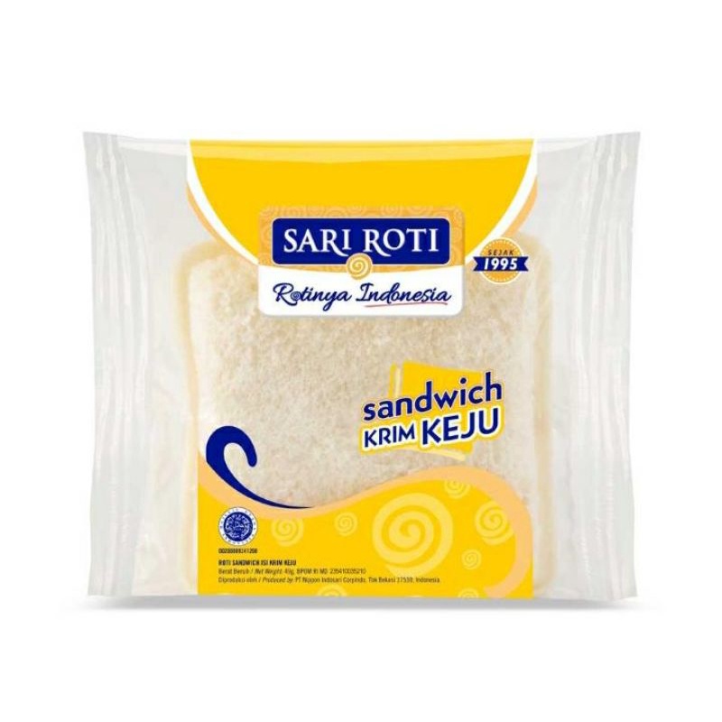 Jual SARI ROTI Sandwich Krim Keju 49 g | Shopee Indonesia