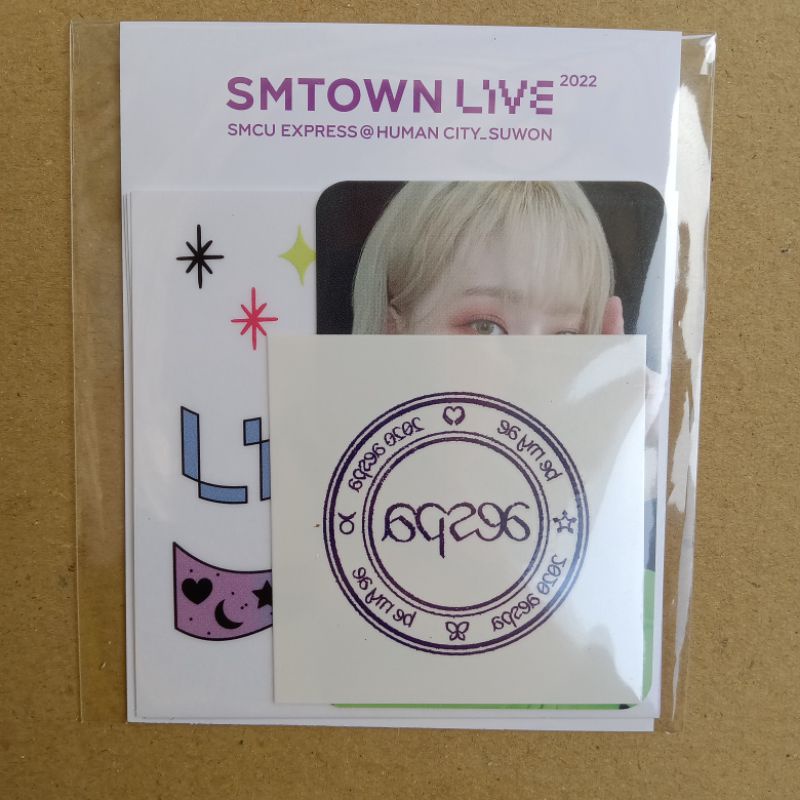 Jual [ Ready stock ] sealed SMCU AR Tattoo sticker set photocard Winter