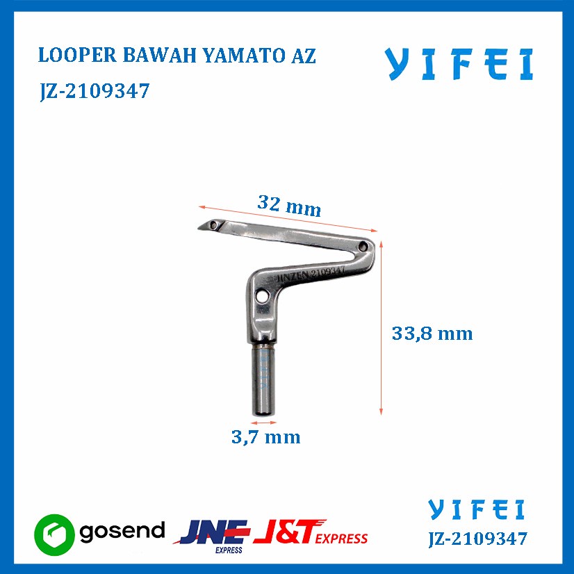 Jual 2109347 YAMATO AZ6020 LOOPER BAWAH MESIN OBRAS INDUSTRI YIFEI ...