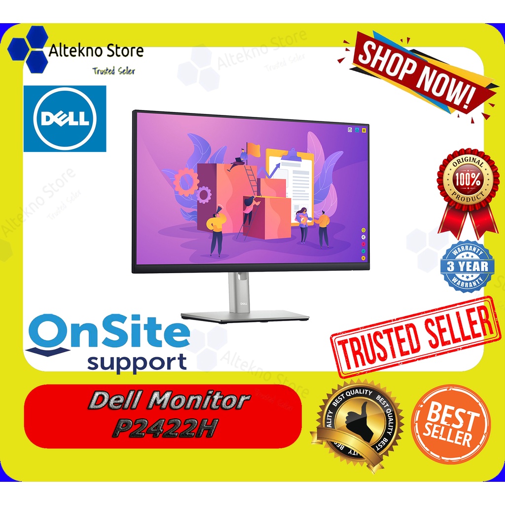 Jual Dell Monitor P2422H Garansi Resmi Dell 3 Tahun | Shopee Indonesia