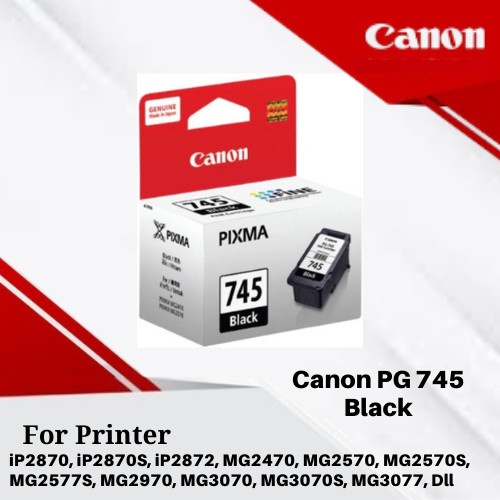 Jual Tinta Tinta Canon 745 Black + 746 Color = Pixma Ip2870 Ip2870S ...