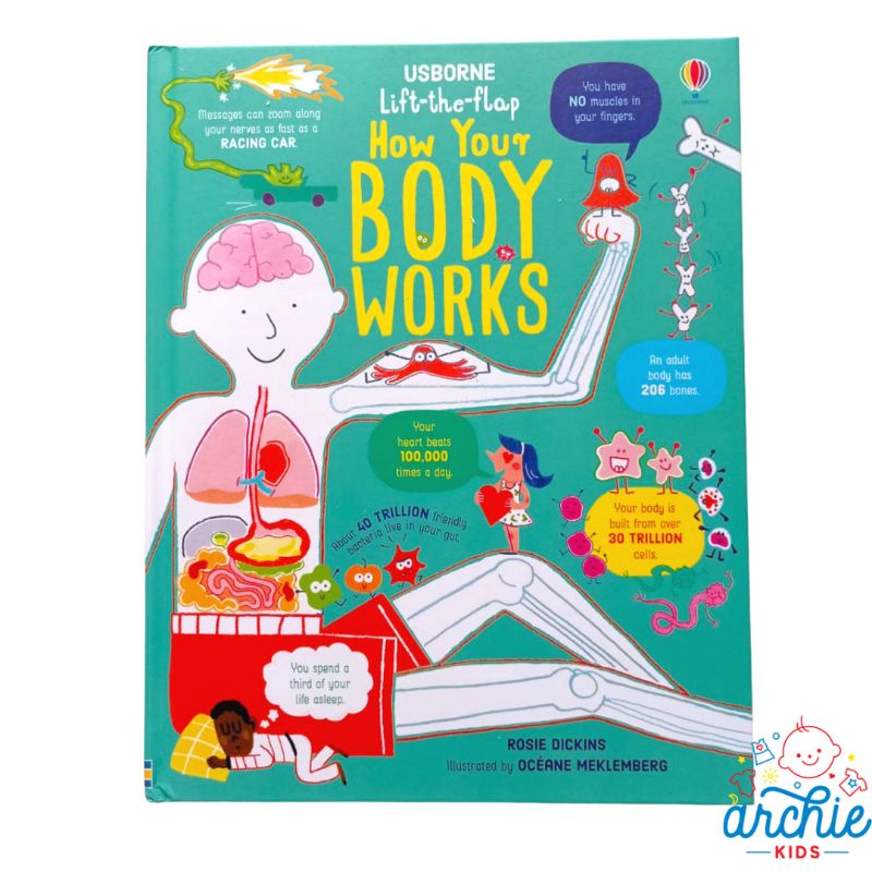 Jual Usborne Lift the Flap How your Body Works English Book Buku Anak ...