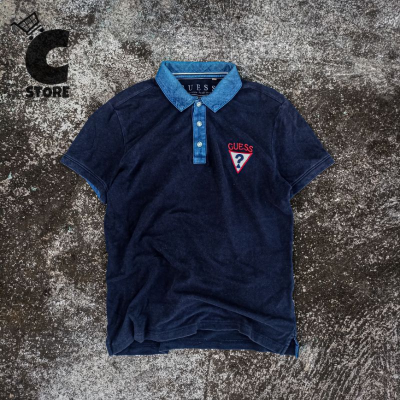 Jual KAOS POLO GUESS (SECOND) | Shopee Indonesia