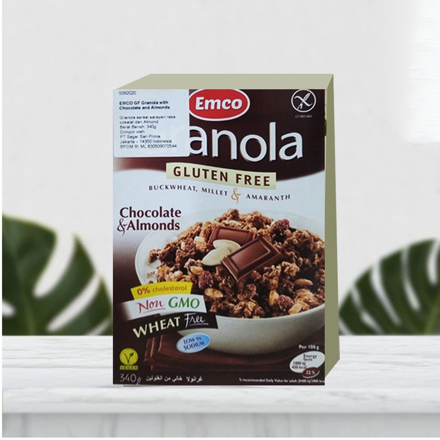 Jual Emco Granola with Chocolate & Almonds Gluten Free [340 gr