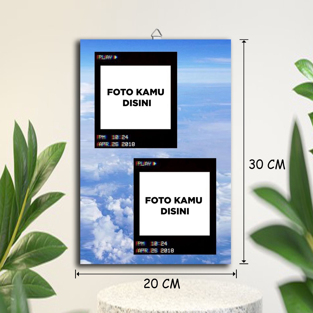 Jual Cetak Foto R Plus Bingkai Aesthetic Kekinian Tema Minimalis Bisa