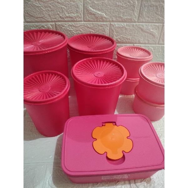 Jual Deco Canister/Deco Canister tupperware/Deco canister Lilac/Deco