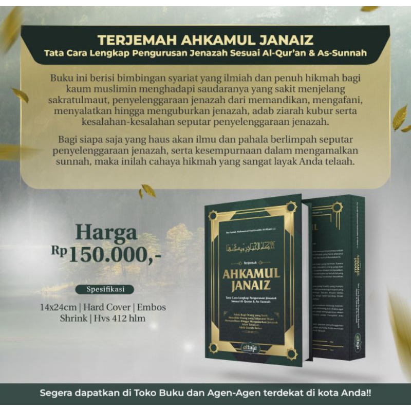 Jual Ahkamul Janaiz Buku Tata Cara Lengkap Pengurusan Jenazah Sesuai ...