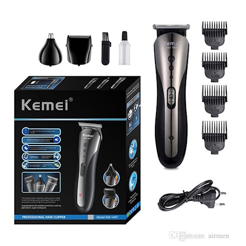 Jual Cukuran Jenggot Electric Mesin Cukur Rambut Kemei KM-1407 Clipper ...