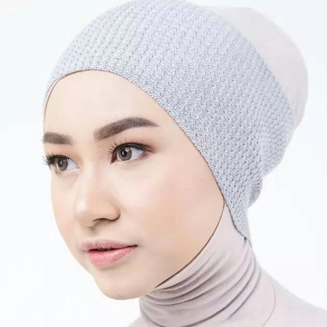 Jual Bandana Rajut 1 Warna Ciput Rajut Inner Anti Pusing | Shopee Indonesia