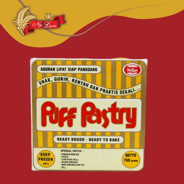 Jual STELLA Puff Pastry Instant / Ready Dough 750 gram (GOJEK/GRAB ONLY ...