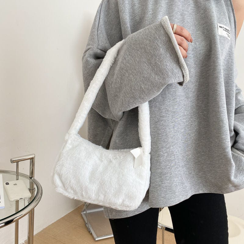 Jual Hand Bag Bulu Sling Bag Hobos Winter Bag Edition Totebag Wanita ...