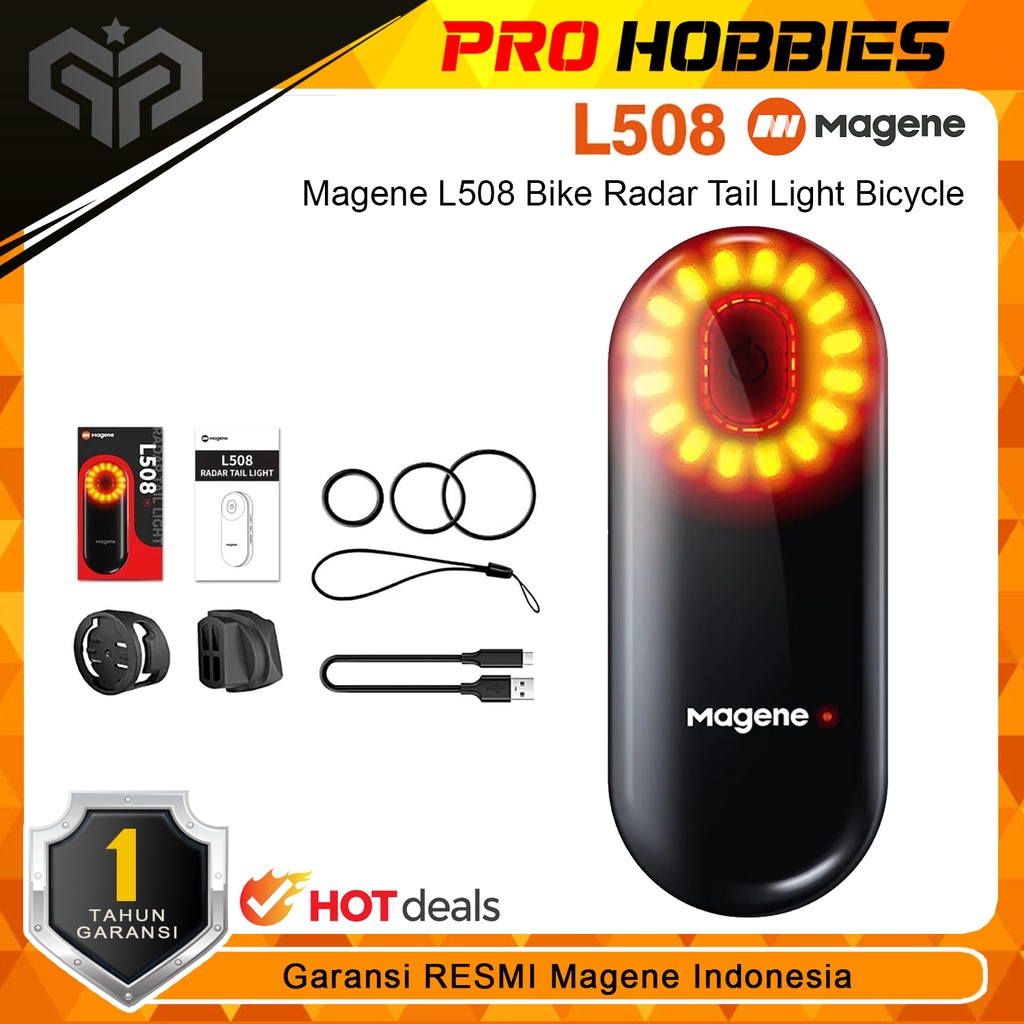 Jual Magene L508 Bike Radar Tail Light Bicycle Smart Rear Lighting Shopee Indonesia