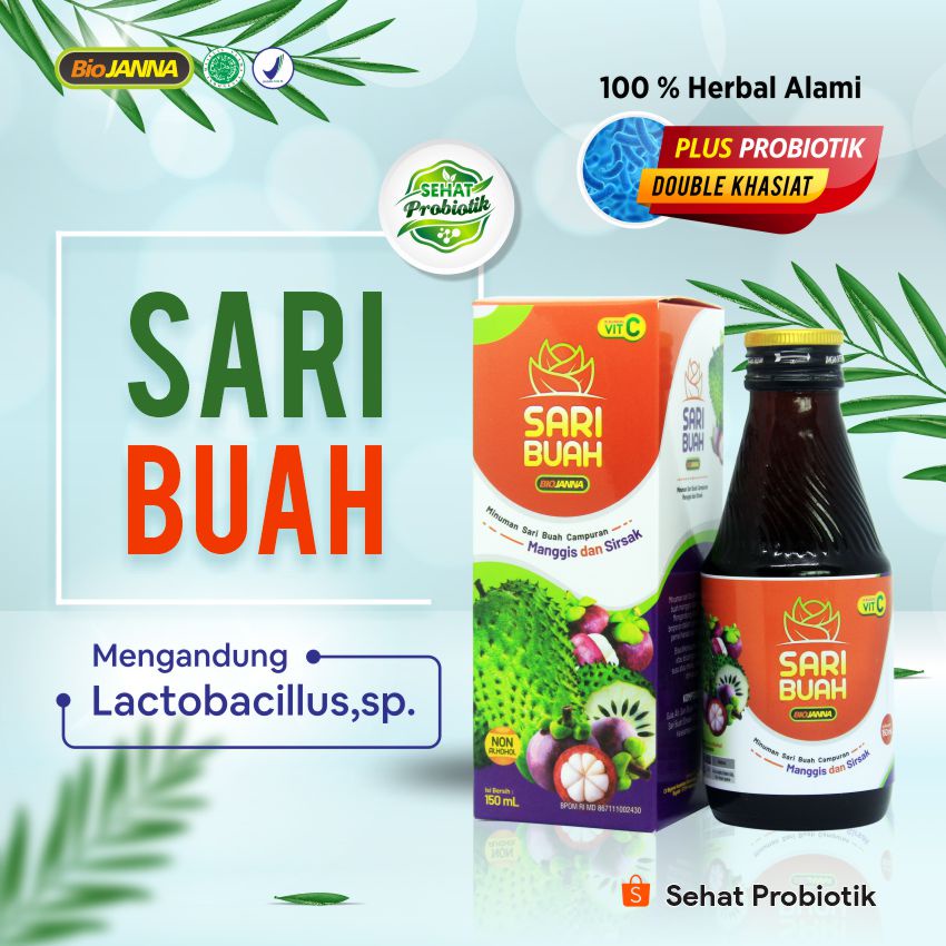 Jual Sari Buah Probiotik Biojanna Minuman Suplemen Kesehatan Keluarga