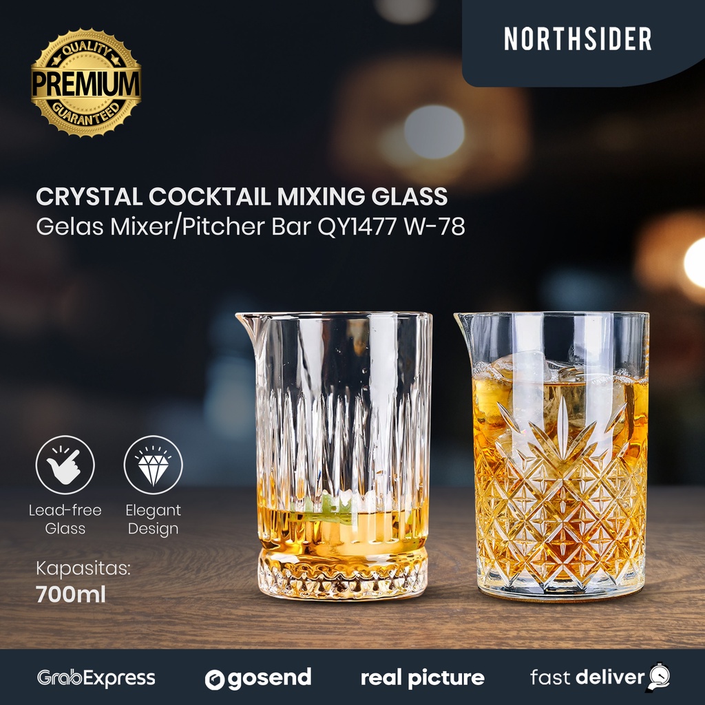 Jual Cocktail Mixing Glass Crystal Bar Mixing Pitcher Gelas Mixer Tebal Shopee Indonesia 3023