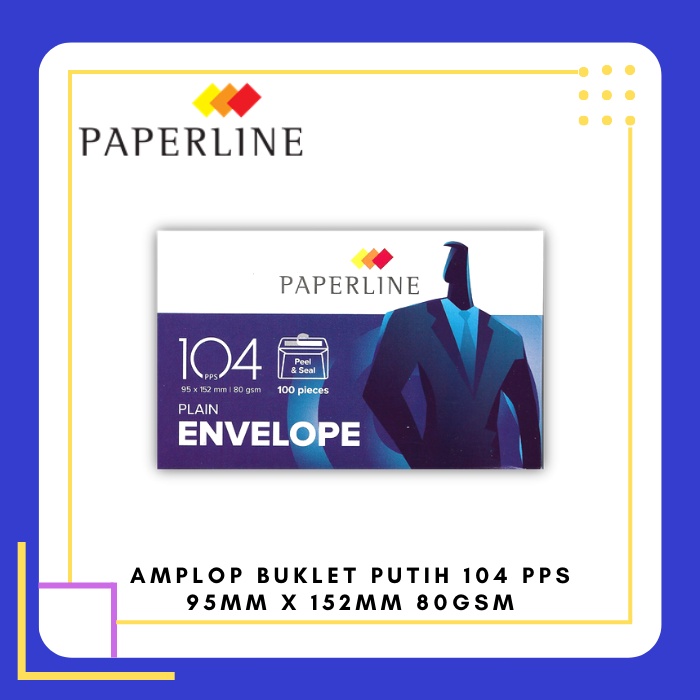 Jual Paperline Amplop Buklet Putih Pps Dus Lembar Shopee