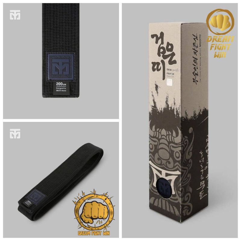 Jual sabuk hitam mooto fighter taekwondo karate silat muaythai wushu ...