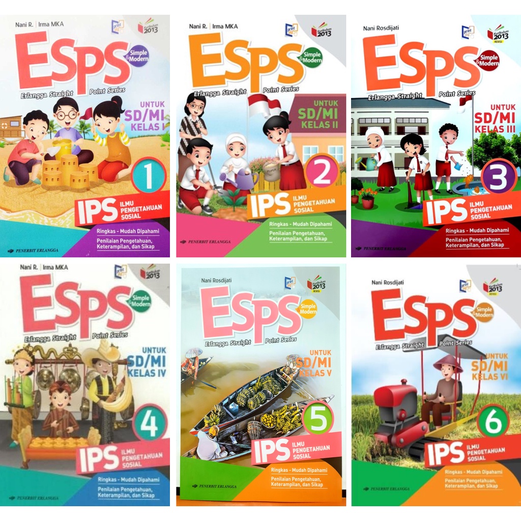 Jual Buku Esps Ips Sd Kelas Sampai Dengan Kurikulum Shopee Indonesia