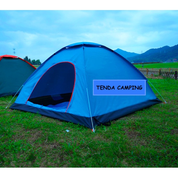 Jual Tenda Camping Kapasitas 2 3 4 Orang Tenda Otomatis Outdoorindoor Tend 4 Orangarmy 8987