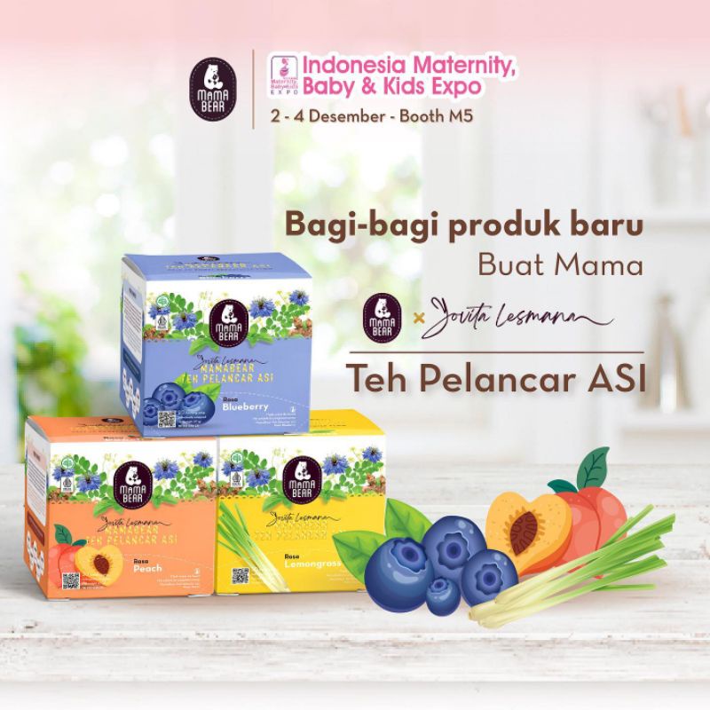 Jual Mama Bear Teh Pelancar ASI (20packs) ALL VARIANT | Shopee Indonesia