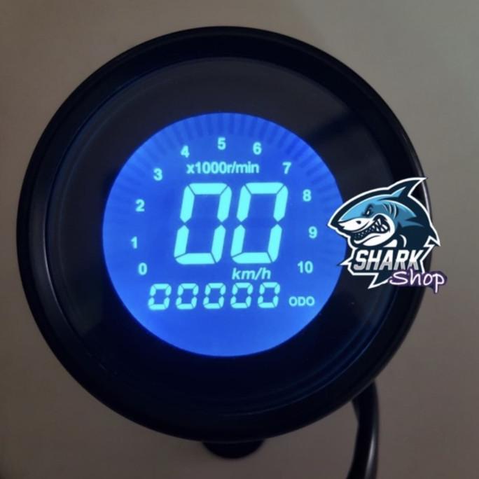 Jual Speedometer Digital Komplit-Ampere Bensin-Odometer-Tachometer Rpm ...