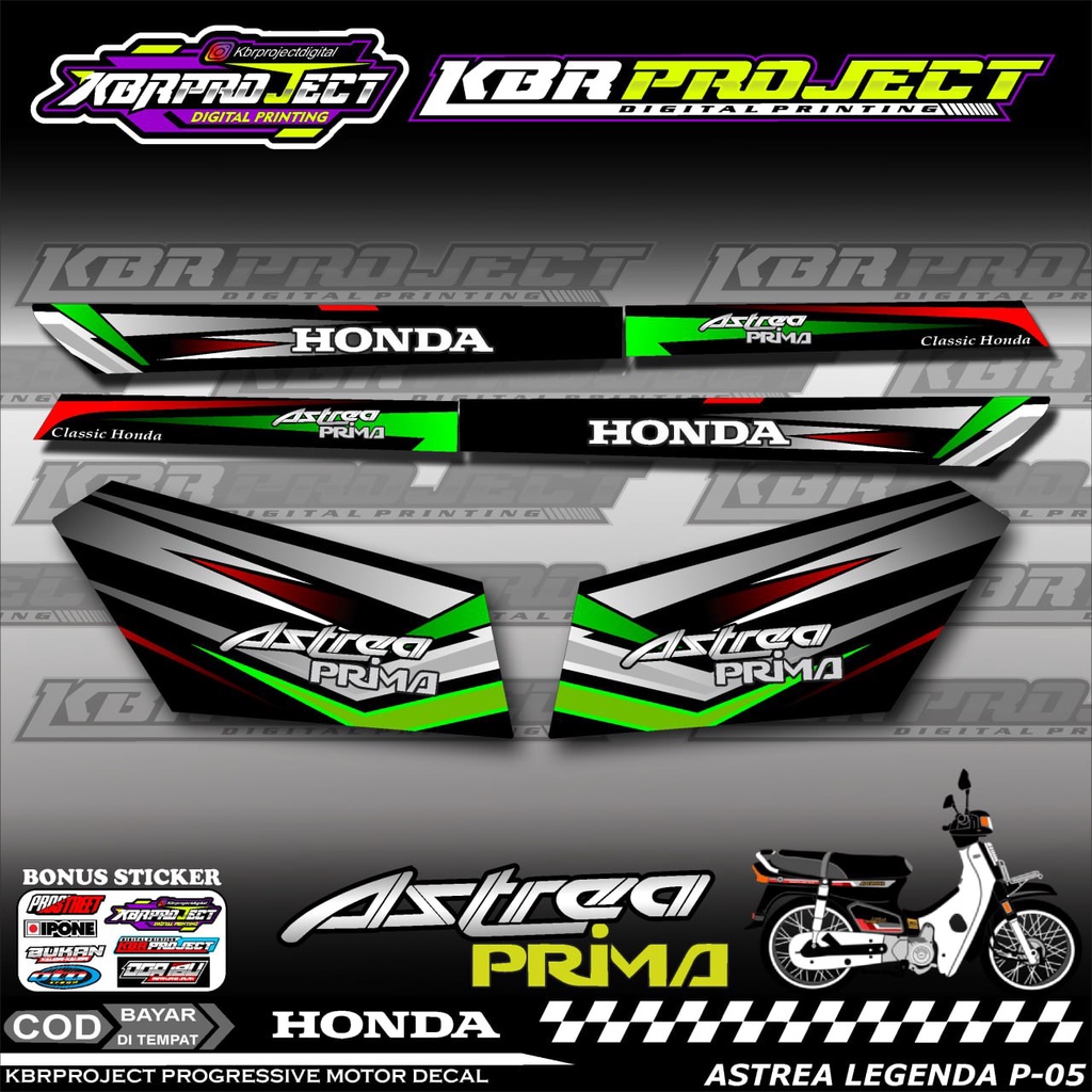 Jual Stiker Striping Astrea Prima Lis Variasi Stiker Motor Honda Desain