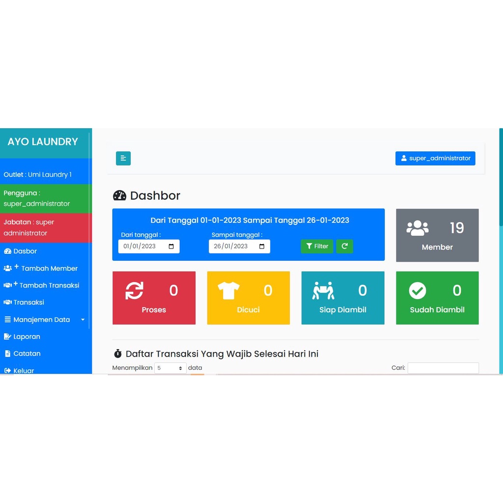 Jual Aplikasi Laundry Berbasis Web Dengan Codeigniter 3 | Shopee Indonesia