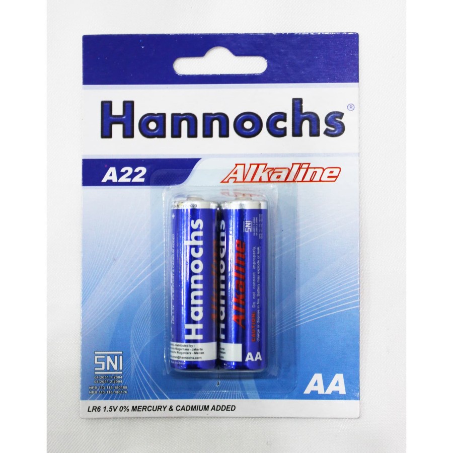 Jual Battery Batre Baterai Batere AA A2 Hannochs Alkaline AAA A3 2pcs ...