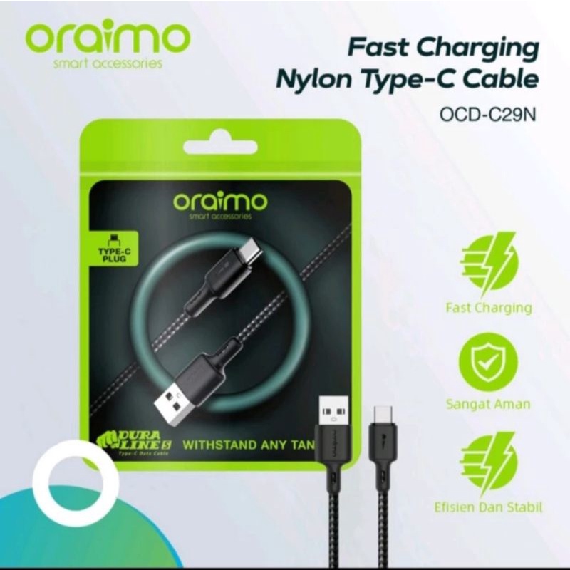 Jual Oraimo Ocd C N Kabel Data Android Usb Type C Fast Charging Data