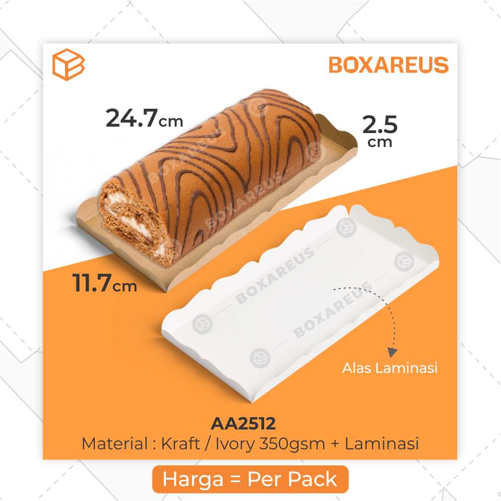 Jual Alas Kue Tatak Roll Cake Tray Roti Laminasi | AA2512 | Shopee ...