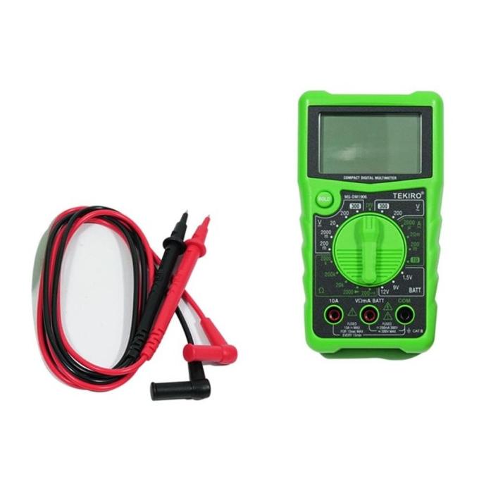 Jual TEKIRO DIGITAL MULTIMETER COMPACT / MULTI TESTER / AVO METER ...
