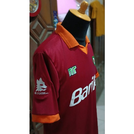 Jual Jersey as roma retro barilla coppa didada | Shopee Indonesia