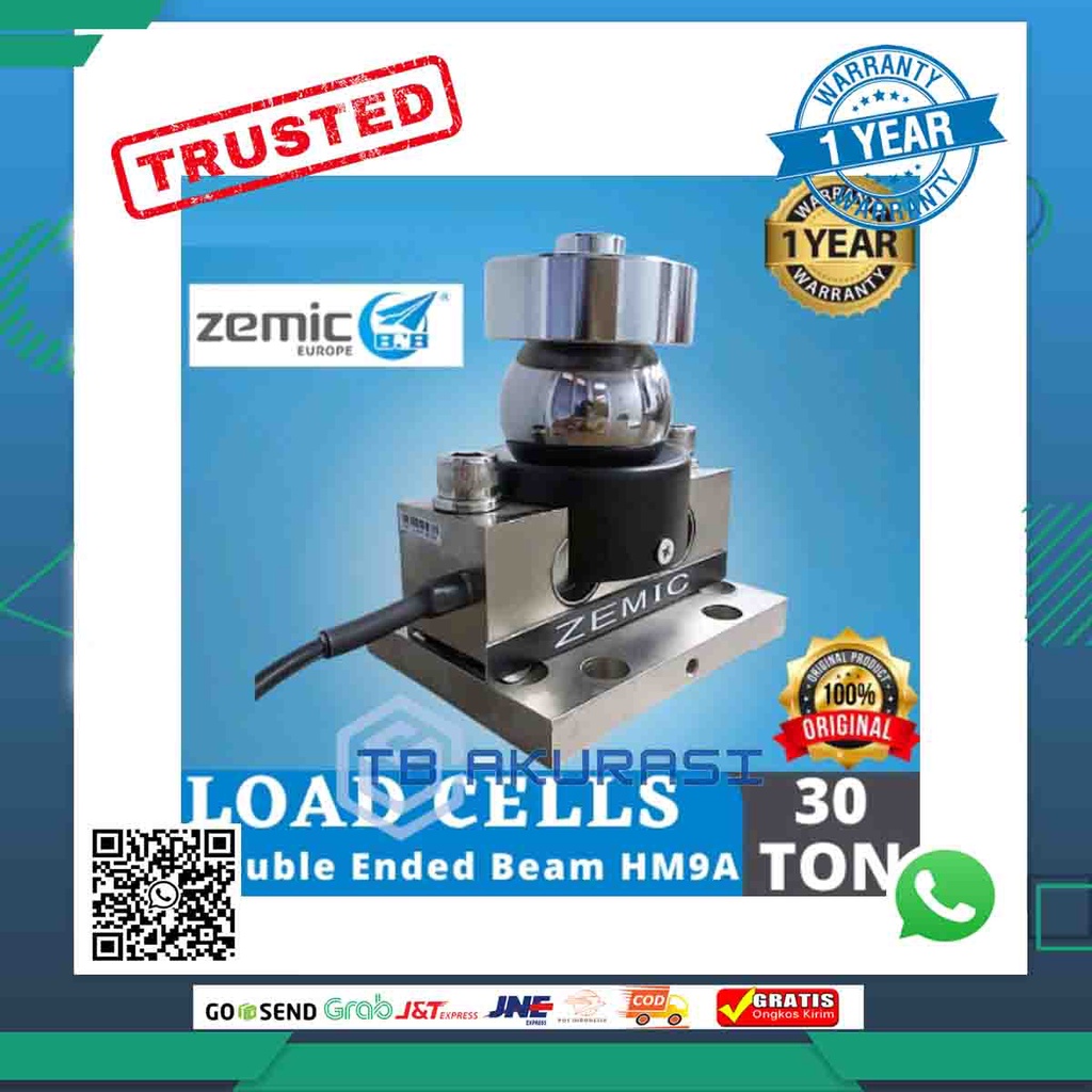 Jual LOADCELL TIMBANGAN DIGITAL ZEMIC HM9A 30 ton New Original Garansi ...