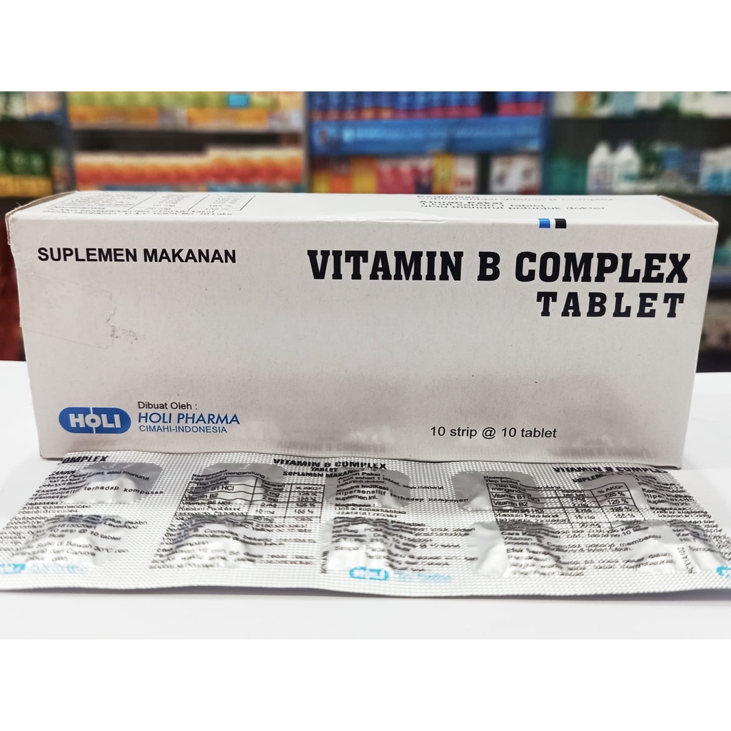 Jual Vitamin B Complex Isi 10 Tablet Shopee Indonesia