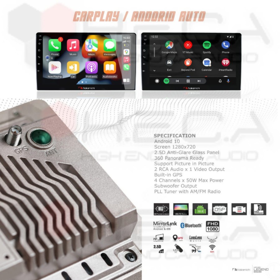 Jual Nakamichi NA-3102i NEW LEGEND 2/32 GB 10 Inch Android Head Unit ...
