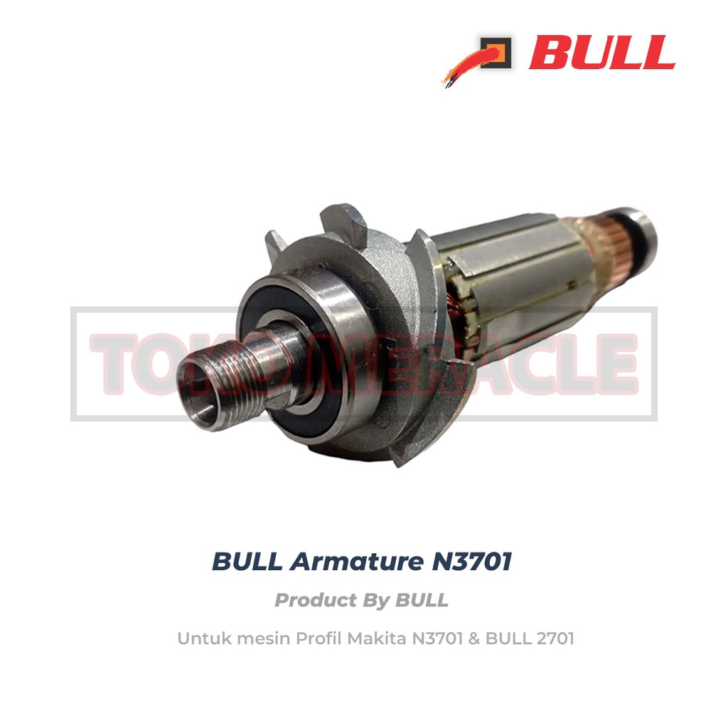 Jual BULL Armature N3701-Angker Rotor Profil Trimmer Makita N3701, BULL ...