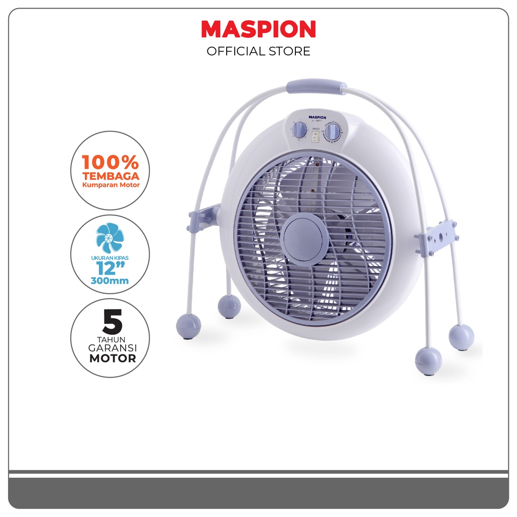 Jual Maspion Kipas Angin Kotak Box Fan 12 Inch Jf 2107t Shopee Indonesia 2143