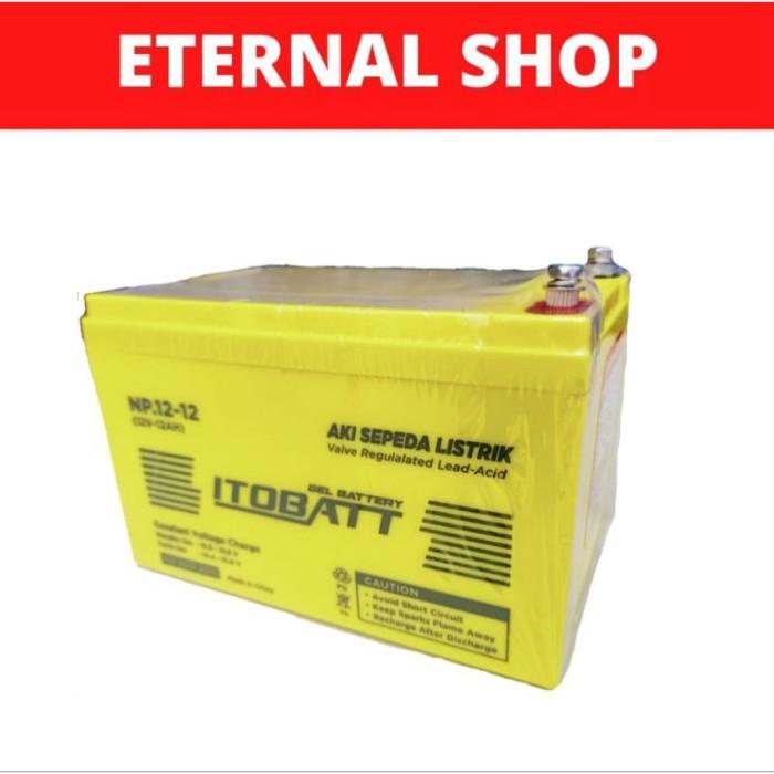 Jual Aki Sepeda Listrik Aki Ups Aki Motor Listrik Aki Selis 12V-12Ah Np