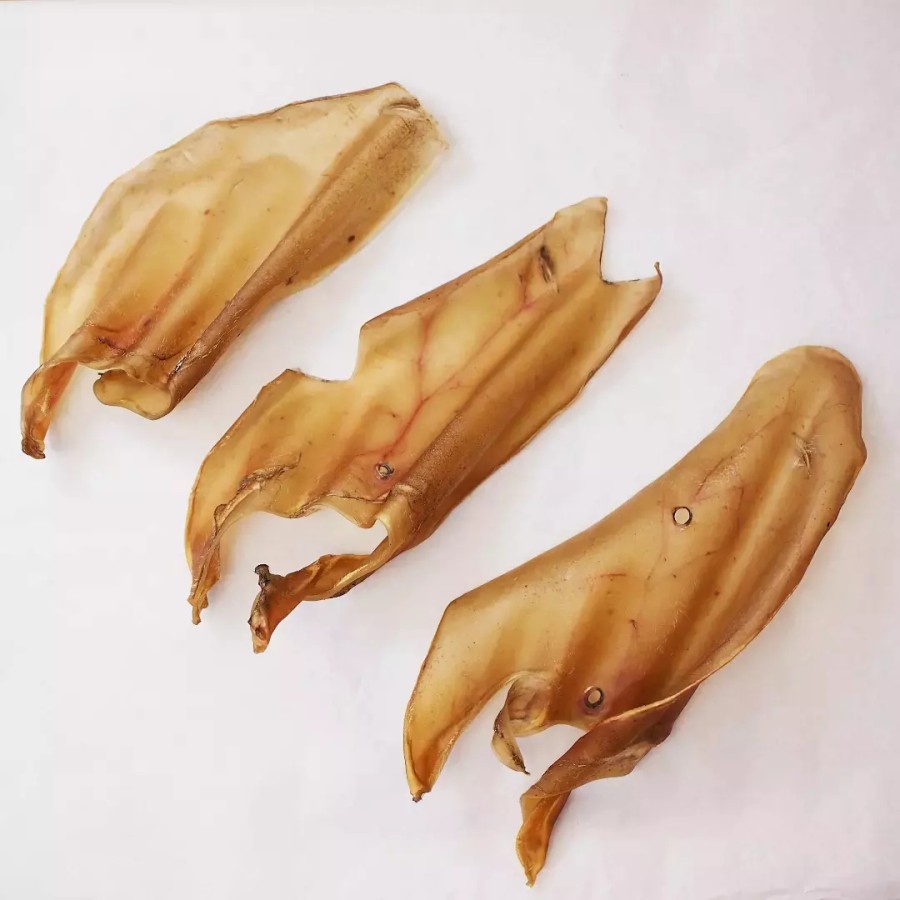 Jual Woofertis Dehydrated Cow Ear Edible Dog Dental Chew Kuping Sapi ...