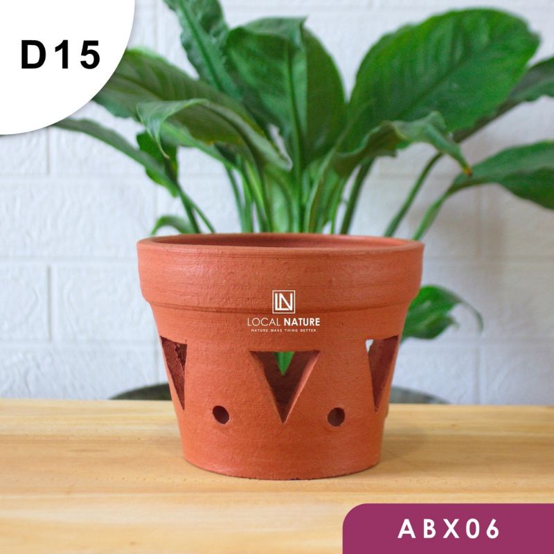 Jual (ABXL6) Pot Anggrek Pot Aesthetic Pot Tanaman Pot Keramik