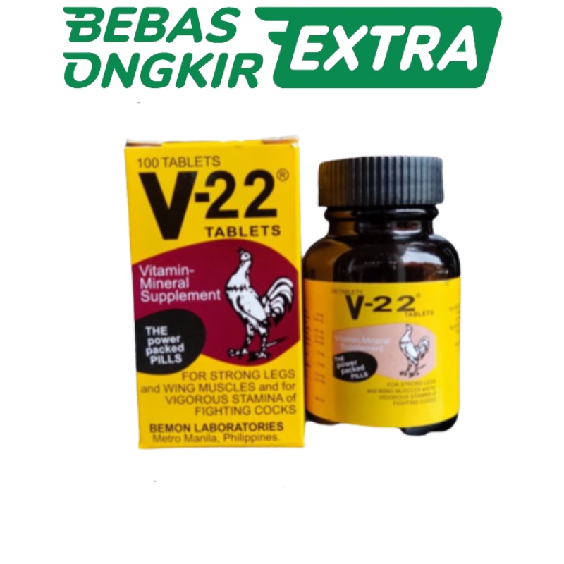 Jual V22 BEMON (ayam putih) - Vitamin Obat Ayam Filipina | Shopee Indonesia