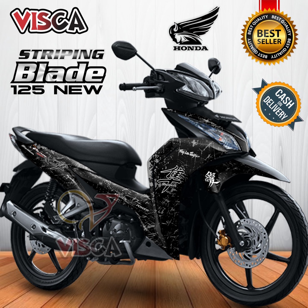 Jual Striping Blade 125 New - Stiker Sticker Striping Variasi Lis Honda ...