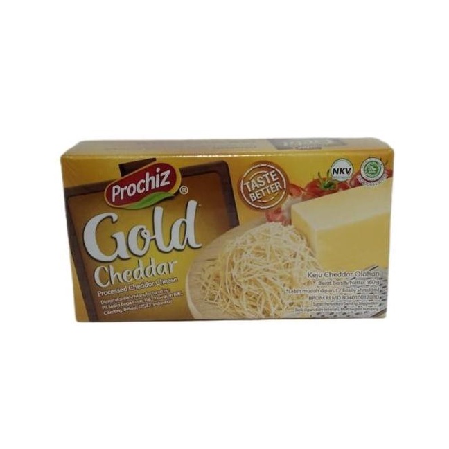 Jual Prochiz Cheddar Cheese Gold 160Gr | Shopee Indonesia