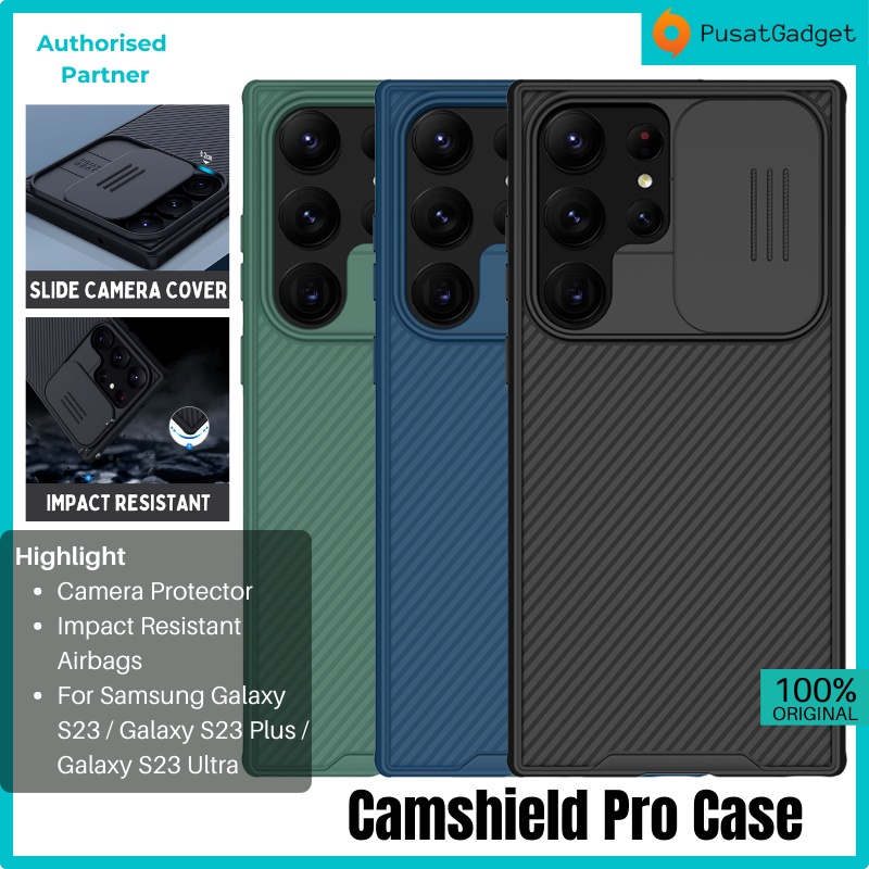 Jual Case Samsung Galaxy S23/Plus/Ultra NILLKIN CamShield Pro Slide ...