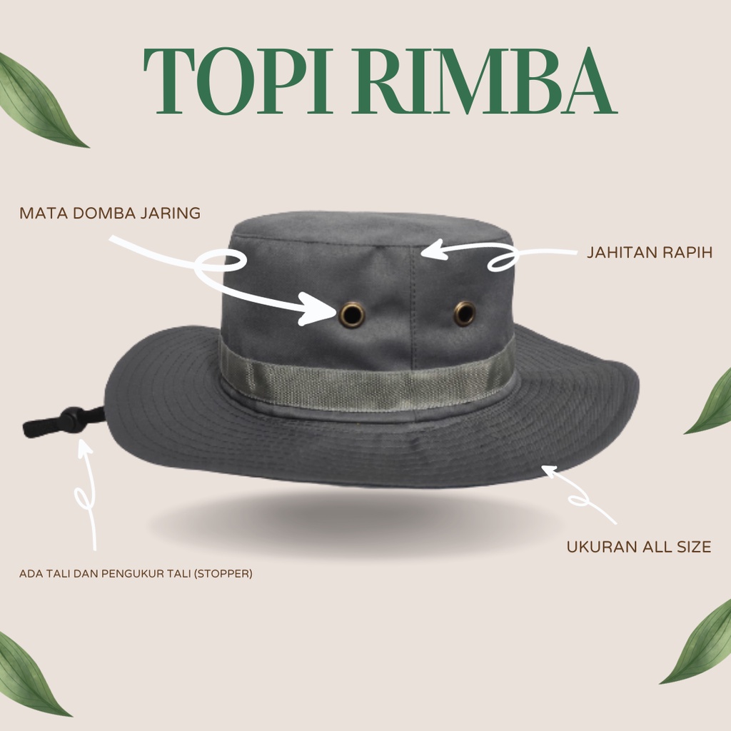 Jual TOPI RIMBA PRIA WANITA / TOPI GAUL TERLARIS KEKINIAN | Shopee ...