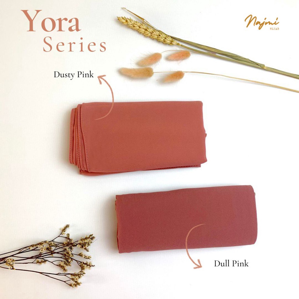 Jual YORA SERIES - Dusty Pink (Pashmina Hijab Premium) | Shopee Indonesia