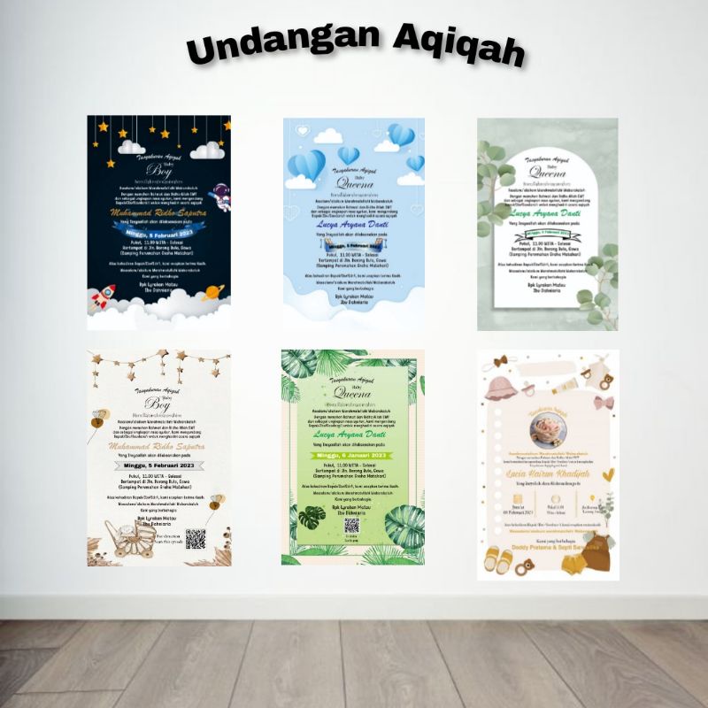 Jual Undangan Aqiqah | Shopee Indonesia