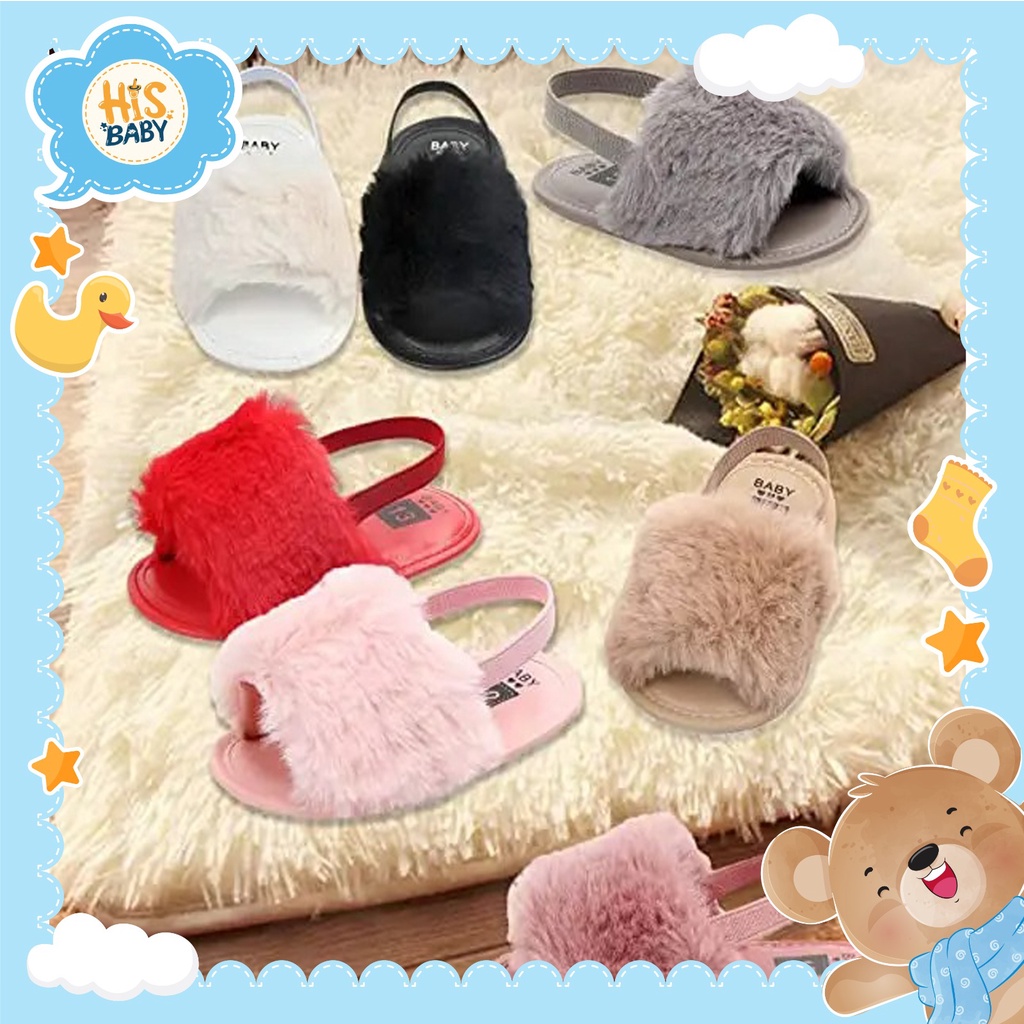 Jual His.Baby Sendal Lucu Baby girl 7 warna | Usia 0-18 Bulan Import ...