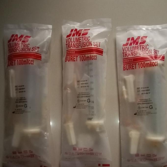Jual Feeding Set Jms/Volumetric Transfusion Set/With Buret 100Ml/Cc Shopee Indonesia